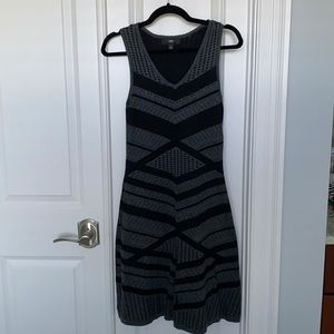 Mossimo sleeveless sweater dress. Size Small black and gray